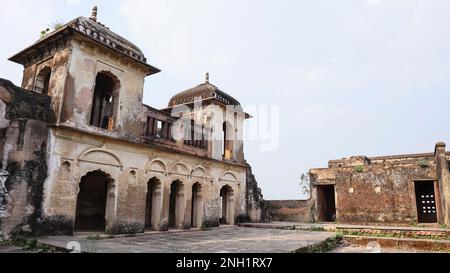 Inside View of Kharbuja Mahal, Dhar Fort, Madhya Pradesh, India. Stock Photo