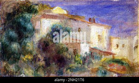Pierre-Auguste Renoir's Maison de la Poste, Cagnes (1906-1907) painting in high resolution Stock Photo
