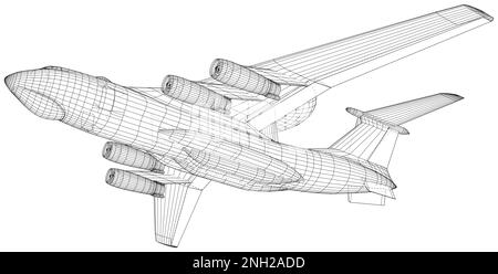 Vector AWACS Plane. Available EPS-10 vector format Stock Vector Image ...