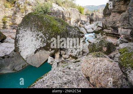 Kopru Cay in Koprulu Valley, Antalya City, Turkiye Stock Photo