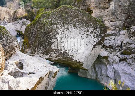 Kopru Cay in Koprulu Valley, Antalya City, Turkiye Stock Photo