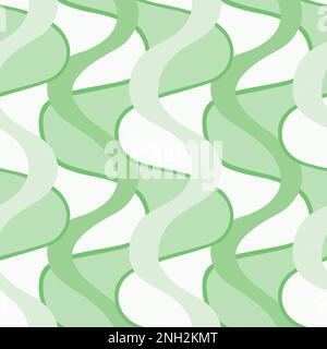 Undulating seamlessly repeating wallpaper pattern Stock Photo