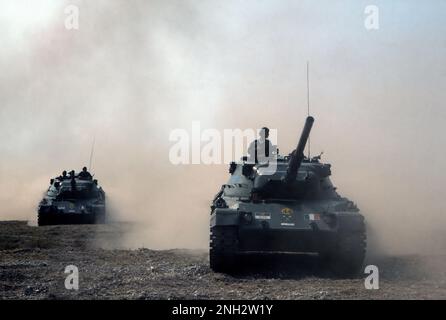 - Italian army, Leopard 1 tank   - esercito italiano, carri armati Leopard 1 Stock Photo