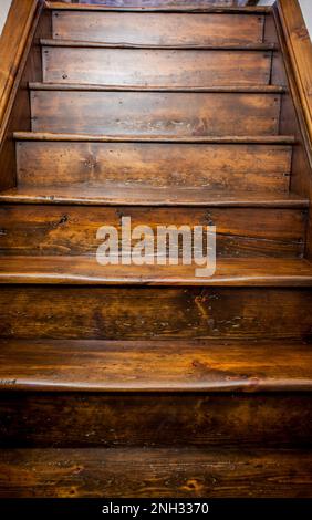 Architectural details of restored Michigan Property Stock Photo