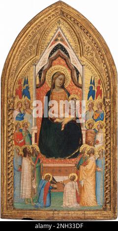 Madonna and Child with Saints and Angels, Painting by Luca Signorelli ...