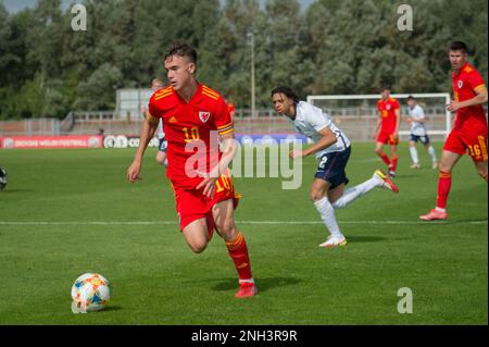 Newport, Wales 03 September 2021. Under 18 International Friendly match between Wales and England. Stock Photo