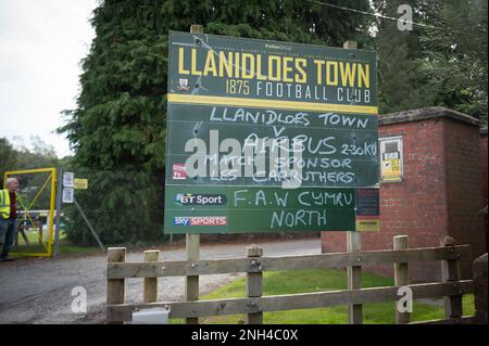 LLANIDLOES, WALES 11 SEPTEMBER 2021 JD Cymru North league fixture