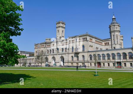 Gottfried Wilhelm Leibniz Universitaet Hannover, Main Building, Welfengarten, Hannover, Lower Saxony, Germany Stock Photo