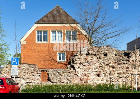 Old prince-bishops castle, later official residence, today with extensions Vreden town hall, Vreden, Muensterland, North Rhine-Westphalia, Germany Stock Photo