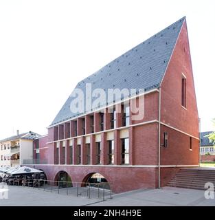 Haus am Dom, parish hall of St. Peters Catholic Cathedral, Worms, Rhineland-Palatinate, Germany Stock Photo