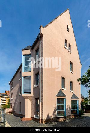 Rashi House in the Jewish quarter, former Talmud school, hospital and old peoples home, in todays new building meeting and memorial place as well as Stock Photo