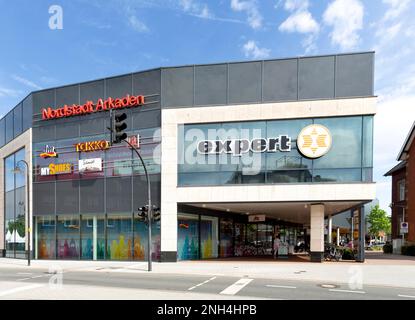 Nordstadt-arcades shopping centre, Ibbenbueren, North Rhine-Westphalia, Germany Stock Photo