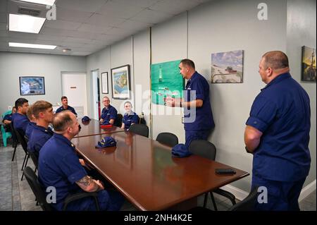 Admiral Shannon Gilreath, Coast Guard Fifth District commander, and ...