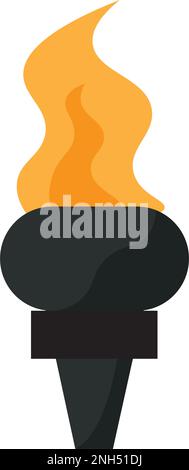 Isolated grey antorch icon image Vector Stock Vector