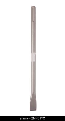 Hammer drill chisel isolated on white background Stock Photo