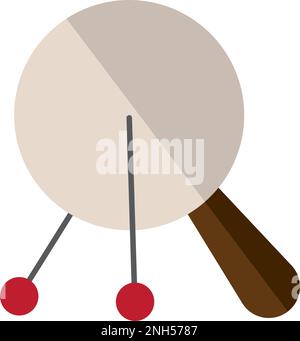 Isolated colored ping pong racket oty icon Vector Stock Vector
