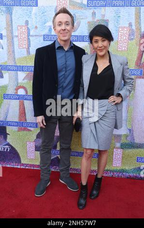 19 February 2023 -Pasadena, California - Jim Cashman, Michelle Non. The Opening Night For ''Sunday In The Park With Georgee held at Pasadena Playhouse in Pasadena. (Credit Image: © Fs/AdMedia via ZUMA Press Wire) EDITORIAL USAGE ONLY! Not for Commercial USAGE! Stock Photo