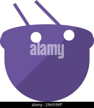 color flat style vector drum set on white background bass tom-tom ride ...