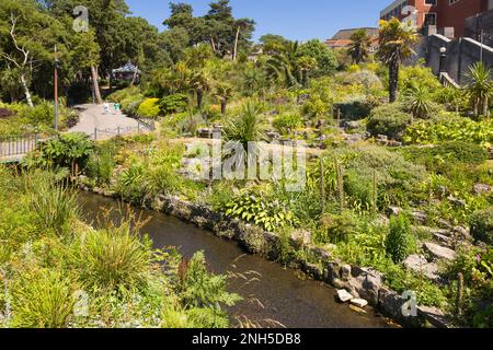 BOURNEMOUTH, UK - July 08, 2022. Bournemouth Lower Gardens, Dorset, UK. Urban green space in the city centre. Stock Photo