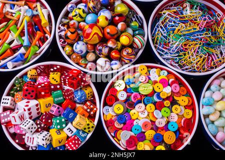 Bowls Full Of Things Stock Photo