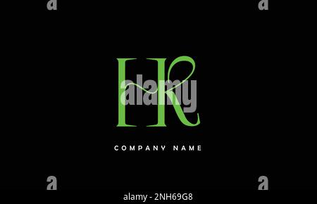 KH, HK Abstract Letters Logo Monogram Stock Vector