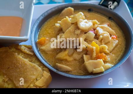 conch salad a Puerto Rico Traditional food Stock Photo