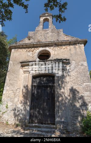 oppède le vieux medieval place village in France Luberon Stock Photo