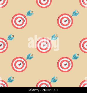 Business icons seamless pattern - can be used to illustrate management, productivity, success, financial growth. Stock Vector