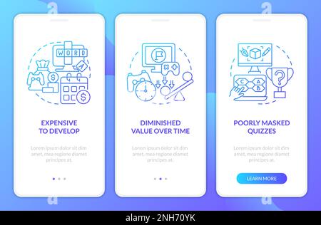 Gamification challenges in e learning onboarding mobile app screen ...