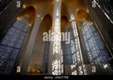 Imam Al-Tayeb Mosque at The Abrahamic Family House, encompassing a ...