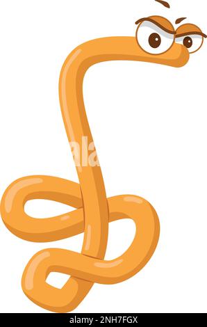 Vector illustration of an Ebola Virus in cartoon style isolated on white background Stock Vector