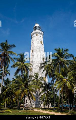 Dondra head lighthouse, Dondra, Southern Province, Sri Lanka Stock Photo