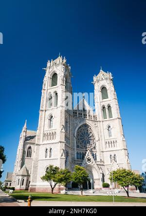 Cathedral Basilica of the Sacred Heart in New Jersey, USA Stock Photo