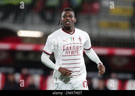 Monza, Italy. 18th Feb, 2023. Rafael Leao of Milan seen during the 2022-23 Serie A TIM football match between AC Monza and AC Milan at U-Power Stadium. Final score; Monza 0:1 Milan. Credit: SOPA Images Limited/Alamy Live News Stock Photo