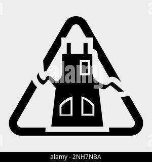 Symbol Wear Apron Isolate On White Background,Vector Illustration EPS.10 Stock Vector