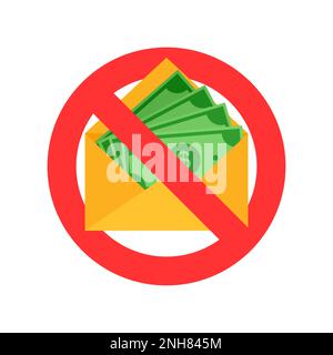 Offering bribe. Stop Bribery and Corruption. Anti corruption Stock Vector