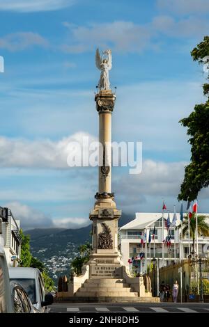 War Memorial at St Denis, Reunion Stock Photo