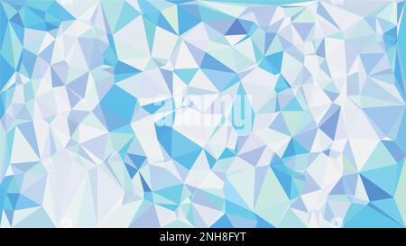 Light blue and white monochrome background. Abstract business triangle texture. Low poly geometric, light, masculine pattern illustration. Stock Vector