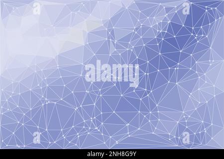 Light blue and violet monochrome background. Abstract business triangle texture. Low poly geometric, masculine pattern illustration. Stock Vector