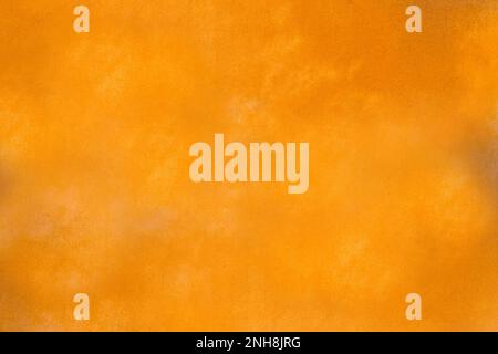 Orange watercolor, ink, abstract background texture. Blank space for banner, poster, backdrop. High resolution colorful watercolor texture. Sand, yell Stock Photo