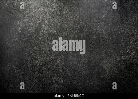 Abstract dark texture. Dirty metals background or wallpaper with copy space. Grunge dark texture with scratches. Distressed black and white grunge sea Stock Photo