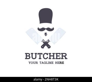 https://l450v.alamy.com/450v/2nh8t3k/meat-cutting-knives-and-butcher-the-butcher-meat-shop-meat-business-shop-market-restaurant-vector-design-and-illustration-2nh8t3k.jpg