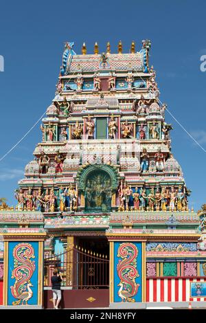 Hindu Temple near St Denis, Reunion Stock Photo - Alamy