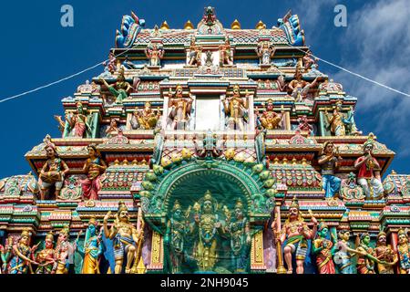 Hindu Temple near St Denis, Reunion Stock Photo - Alamy