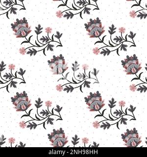 Seamless chintz vector decorative pattern Stock Vector