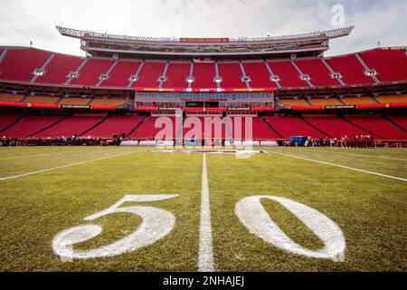 KANSAS CITY, MO - JANUARY 29: Cincinnati Bengals cornerback Cam  Taylor-Britt (29) reacts after a play against the Kansas City Chiefs on  January 29th, 2023 at Arrowhead Stadium in Kansas City, Missouri. (