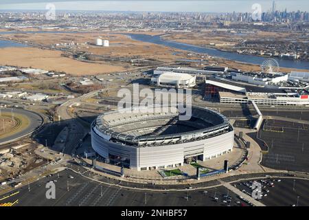 New York Jets MetLife Stadium Aerial View 8" x 10"