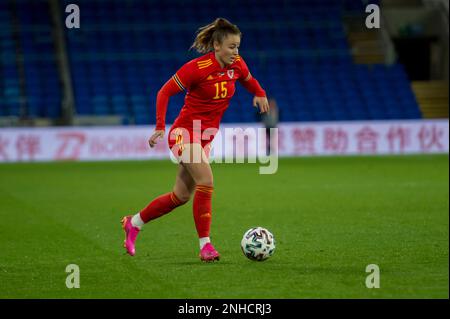 Cardiff, Wales 26 October 2021. 2023 FIFA Women's World Cup UEFA qualification Group I match between Wales Women and Estonia Women. Credit: Will Chesh Stock Photo