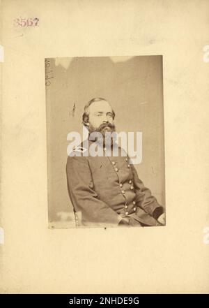 Gen. John C. Caldwell 19th Century Mathew Brady, Quartermaster, and Other Civil War Photographs Stock Photo