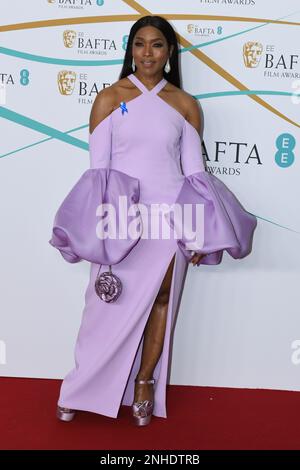 EE British Academy Film Awards 2023 - Arrivals - London Angela Bassett. attending the 76th British Academy Film Awards held at the Southbank Centre's Stock Photo